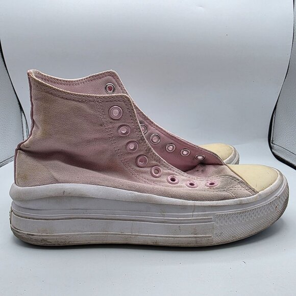 Converse All Star Move Womens Size 8.5 Pink Platform Shoes Athletic Casual - Picture 12 of 13